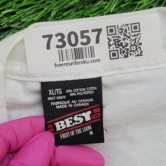 Vintage 80s Fruit-of-the-Loom Shirt XL 23x27 Canada - Picture 6 of 14